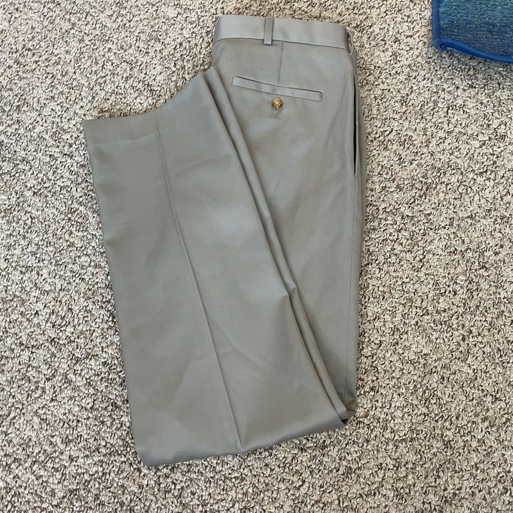 Men’s Lands’ End Slacks 34 Excellent Condition